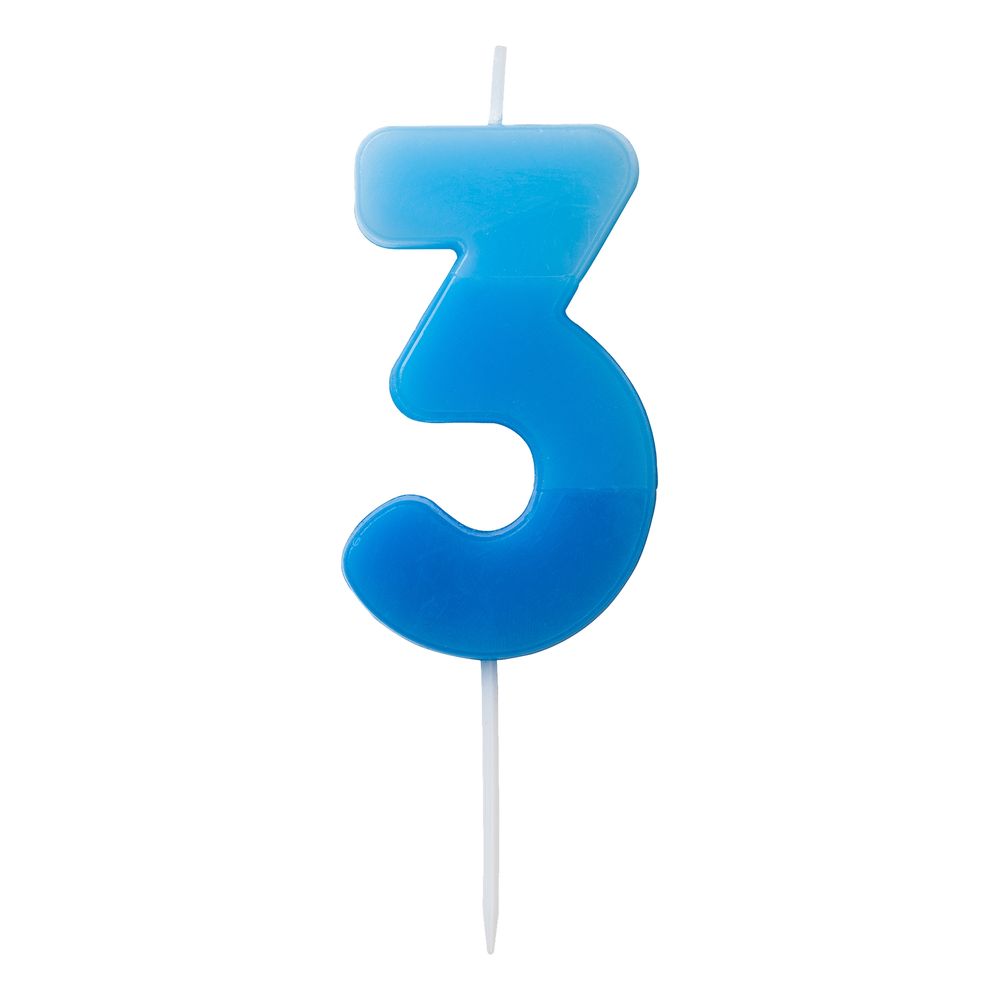 Kakkukynttilä Numero Sininen