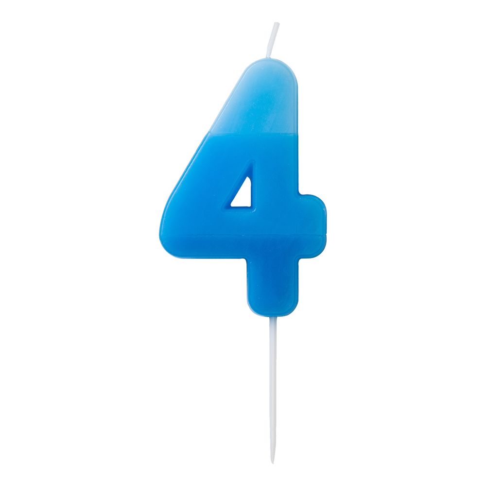 Kakkukynttilä Numero Sininen