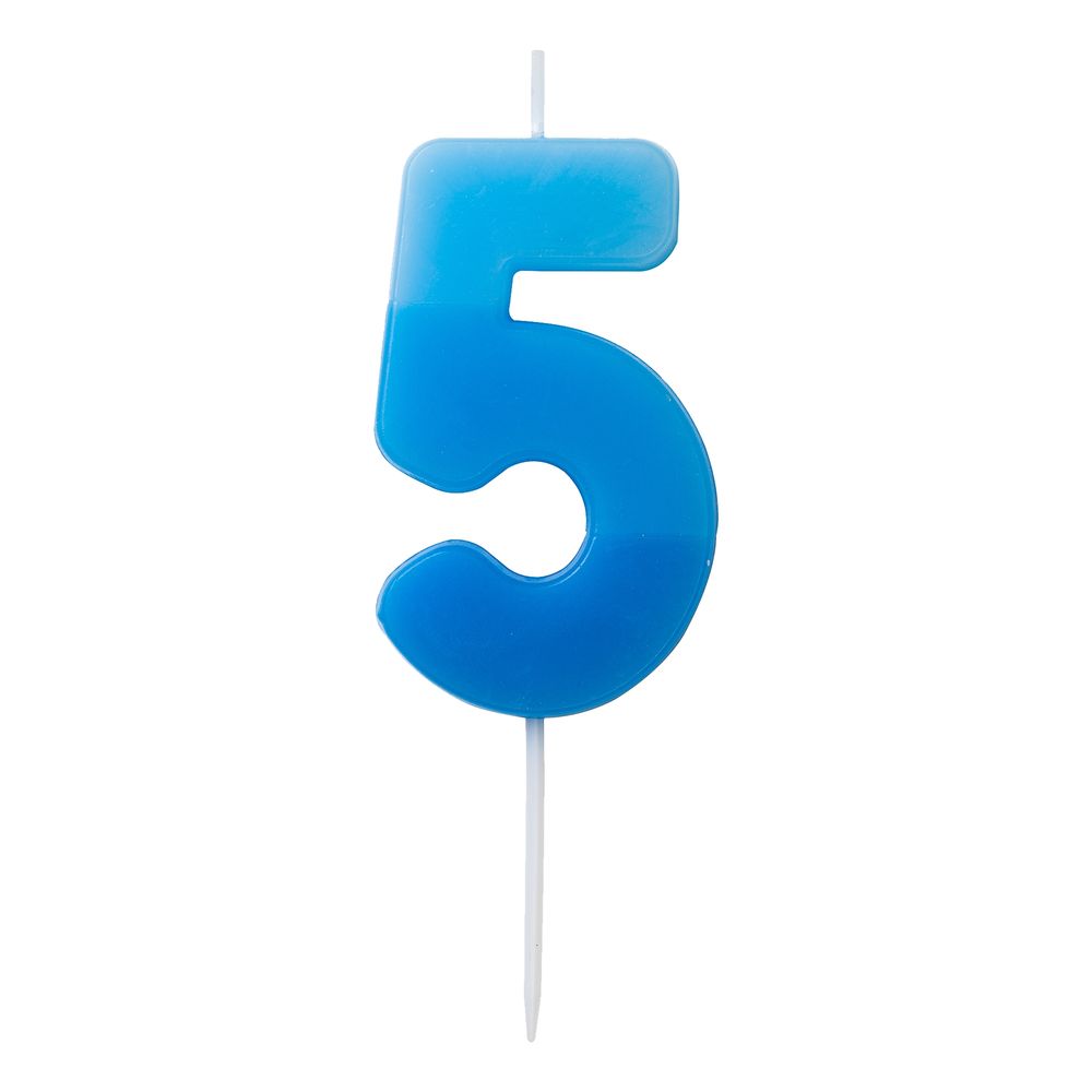 Kakkukynttilä Numero Sininen