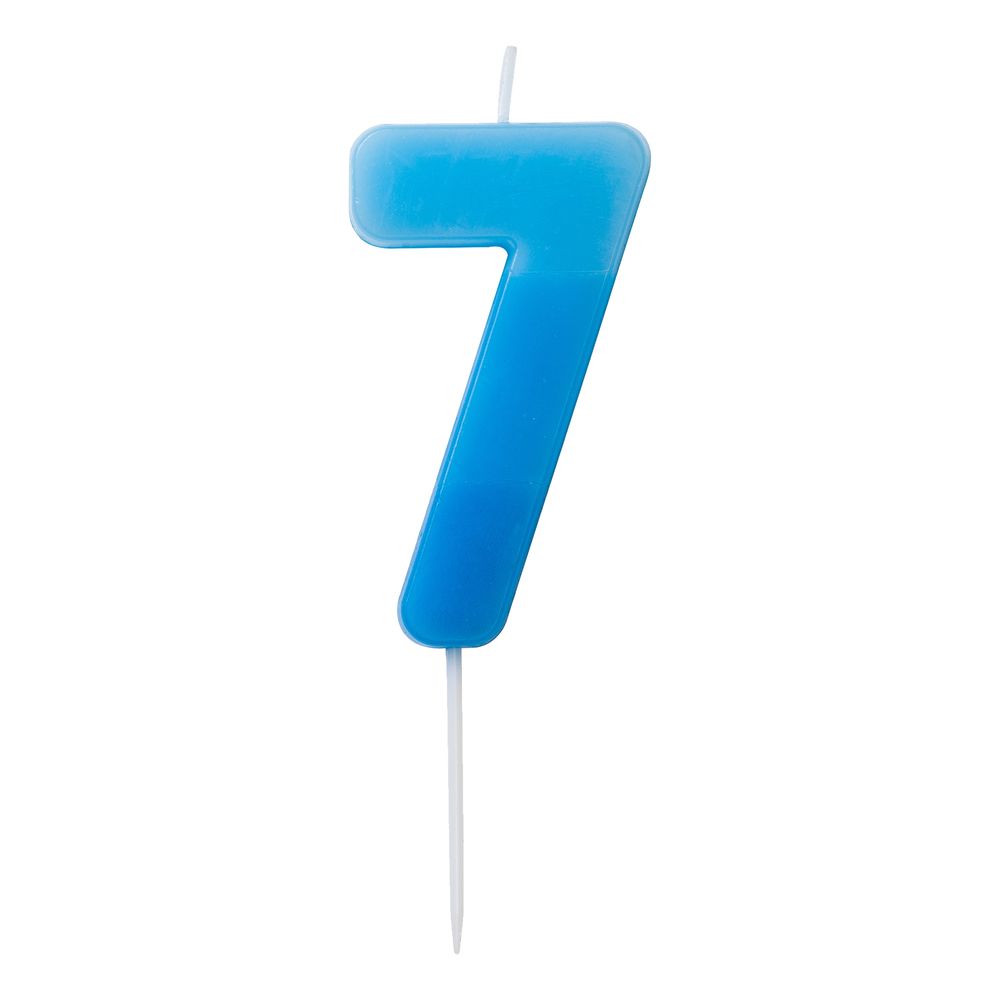 Kakkukynttilä Numero Sininen