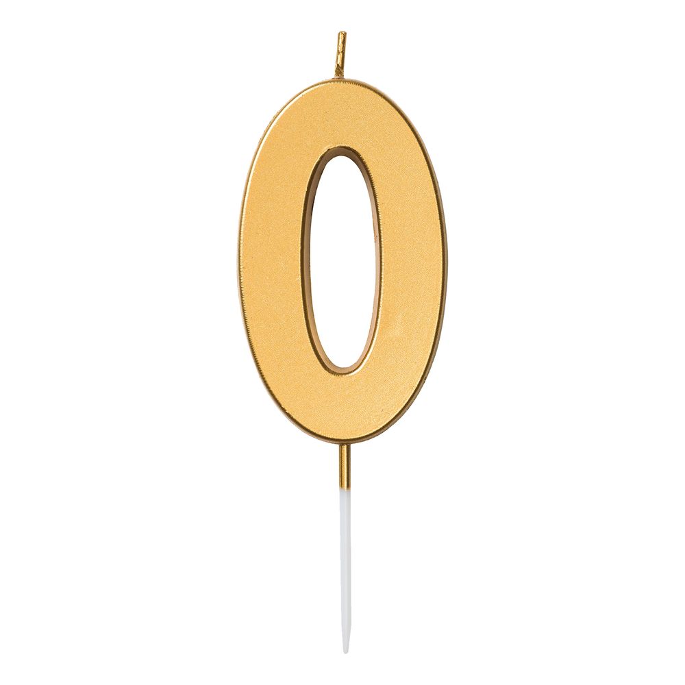 Kakkukynttilä Numero Kulta