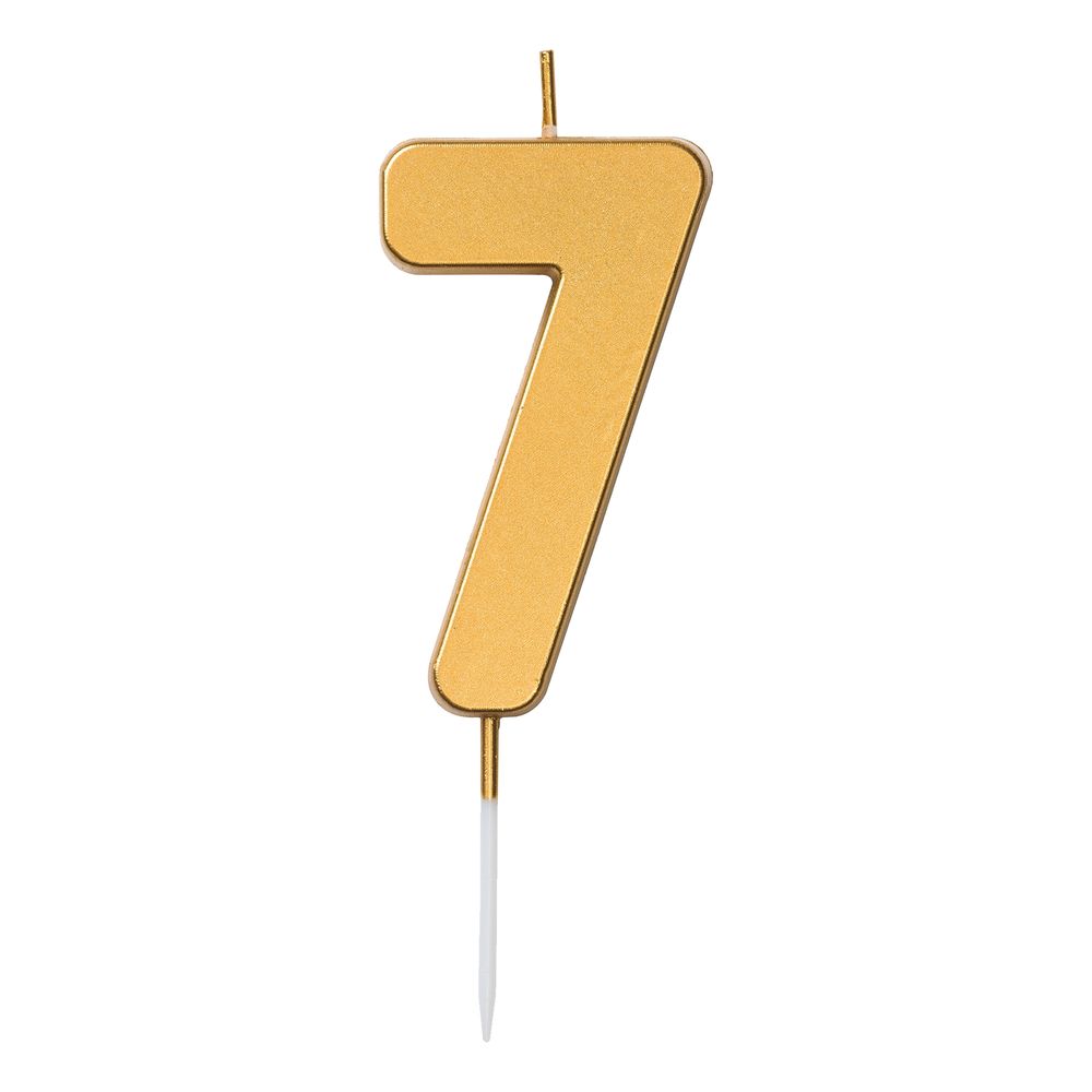 Kakkukynttilä Numero Kulta