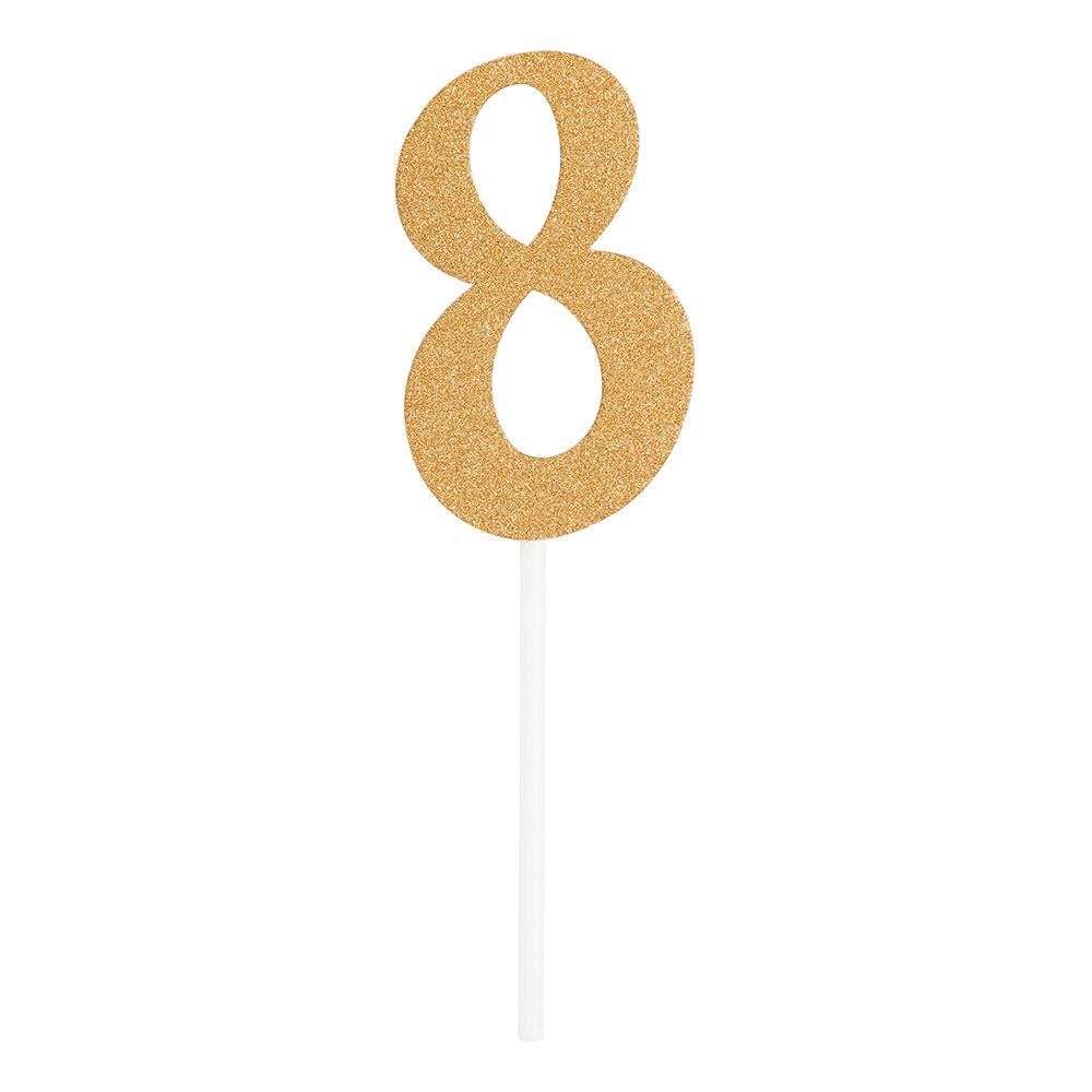 Kakkukoriste Numero Kulta Kimalle