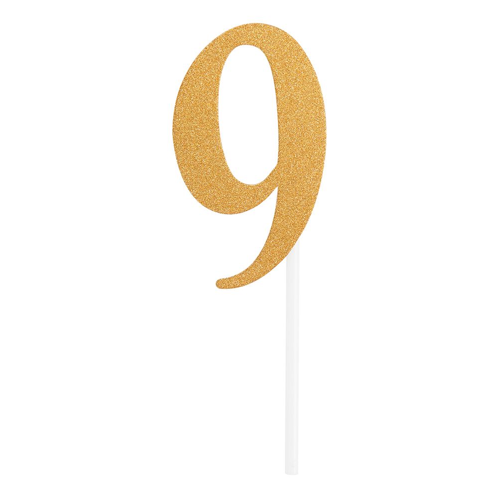 Kakkukoriste Numero Kulta Kimalle