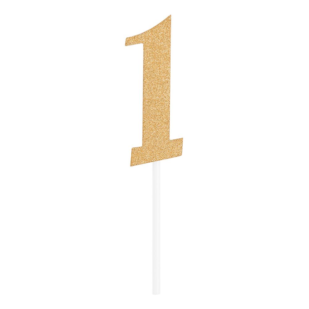 Kakkukoriste Numero Kulta Kimalle