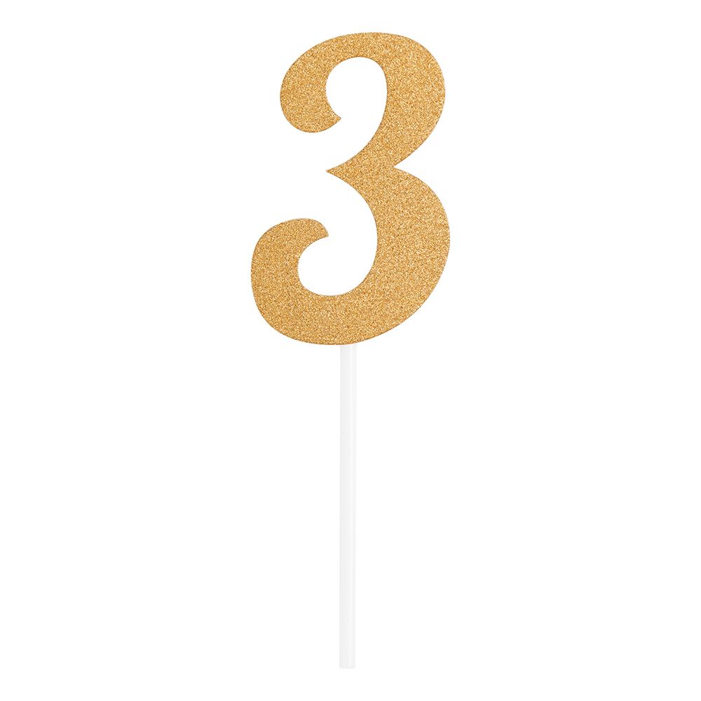 Kakkukoriste Numero Kulta Kimalle