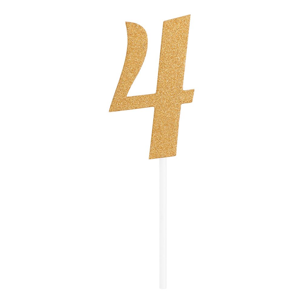Kakkukoriste Numero Kulta Kimalle