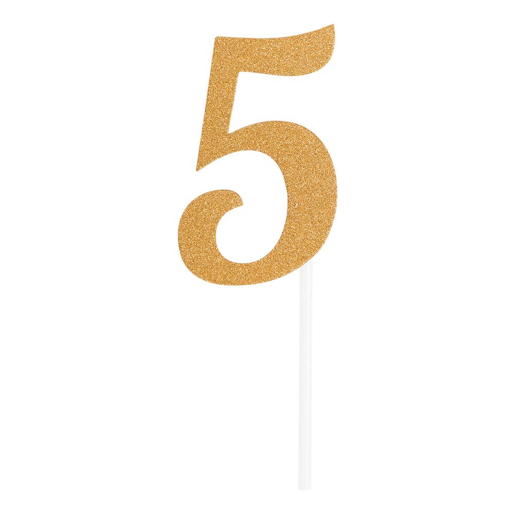 Kakkukoriste Numero Kulta Kimalle