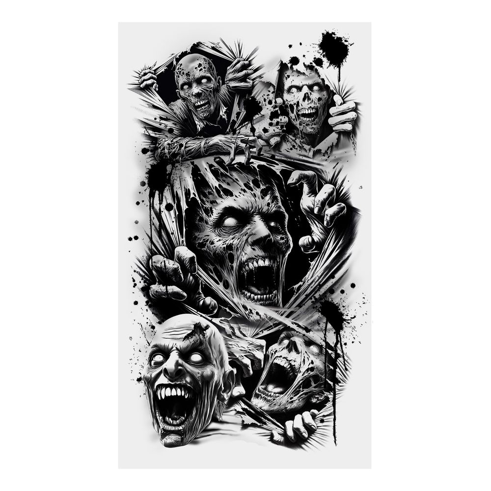 Tatuering Zombie