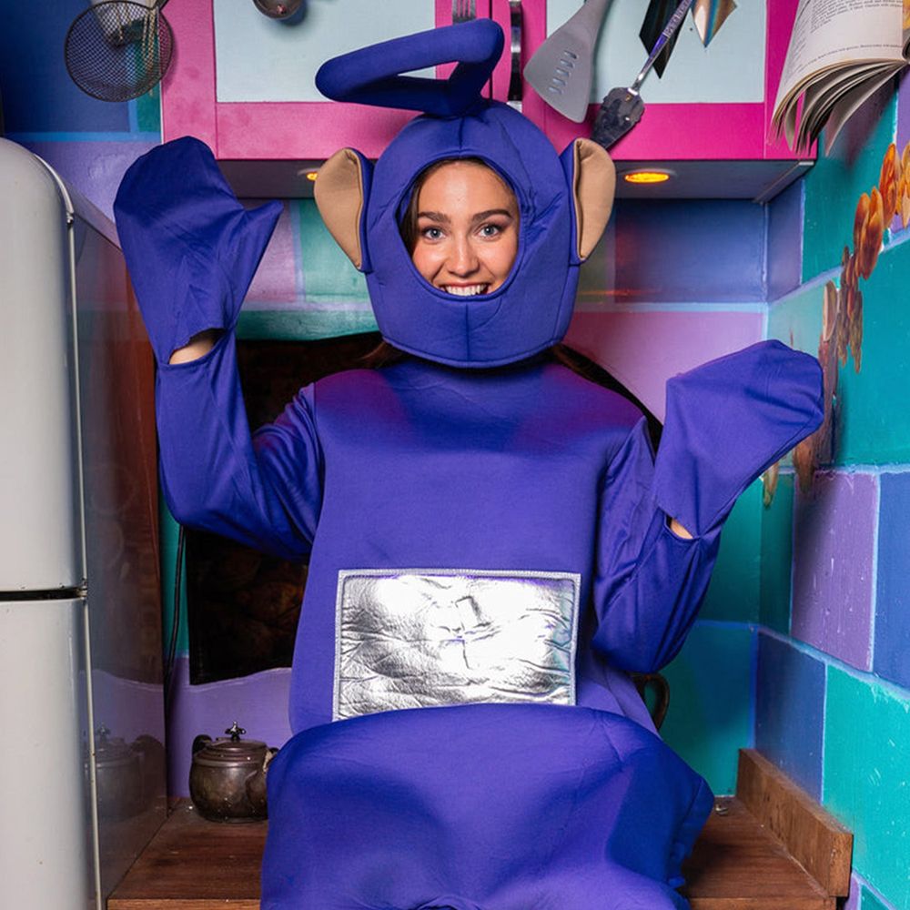 Teletubbies Tinky Winky Drakt