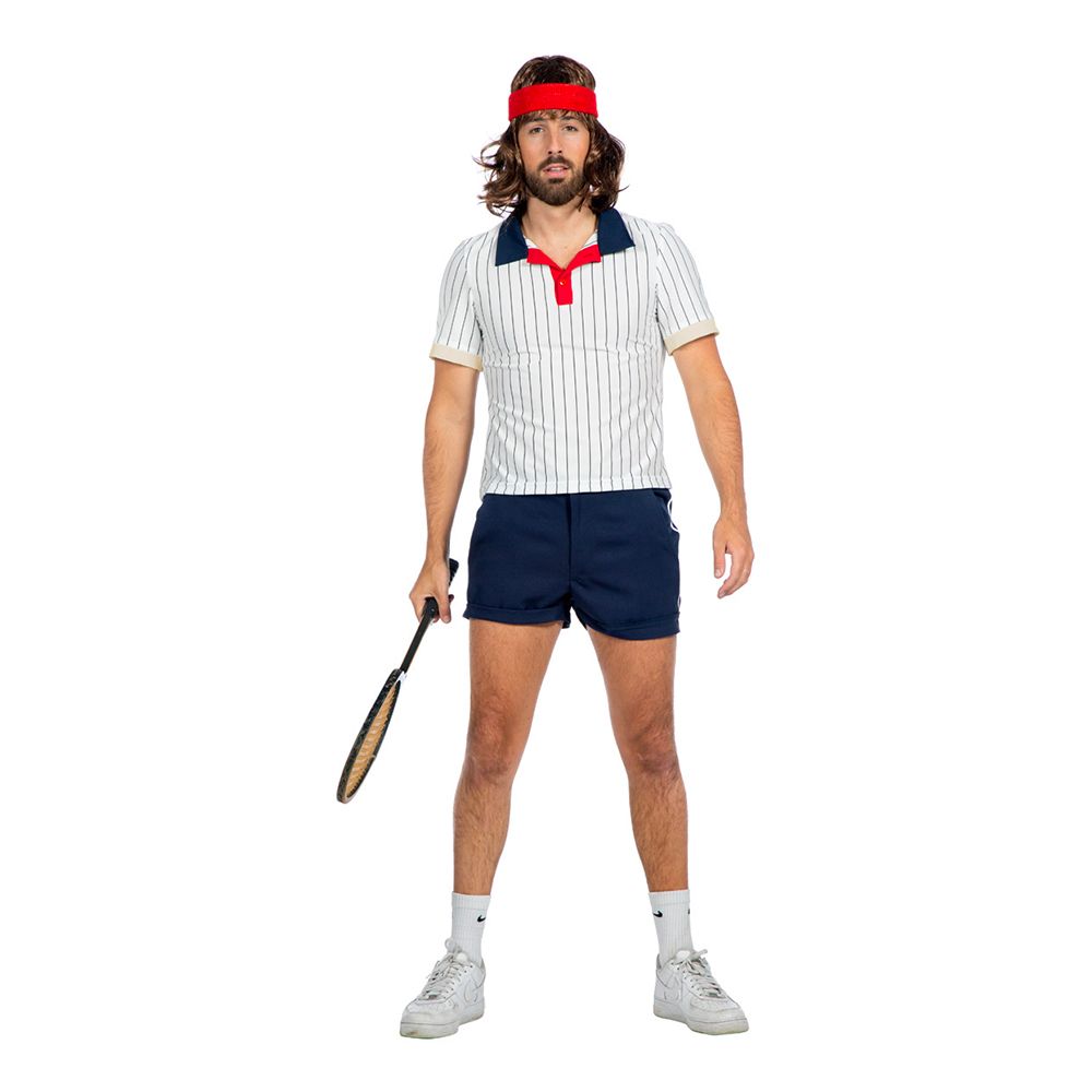 Tennisspiller Retro Herrekostume