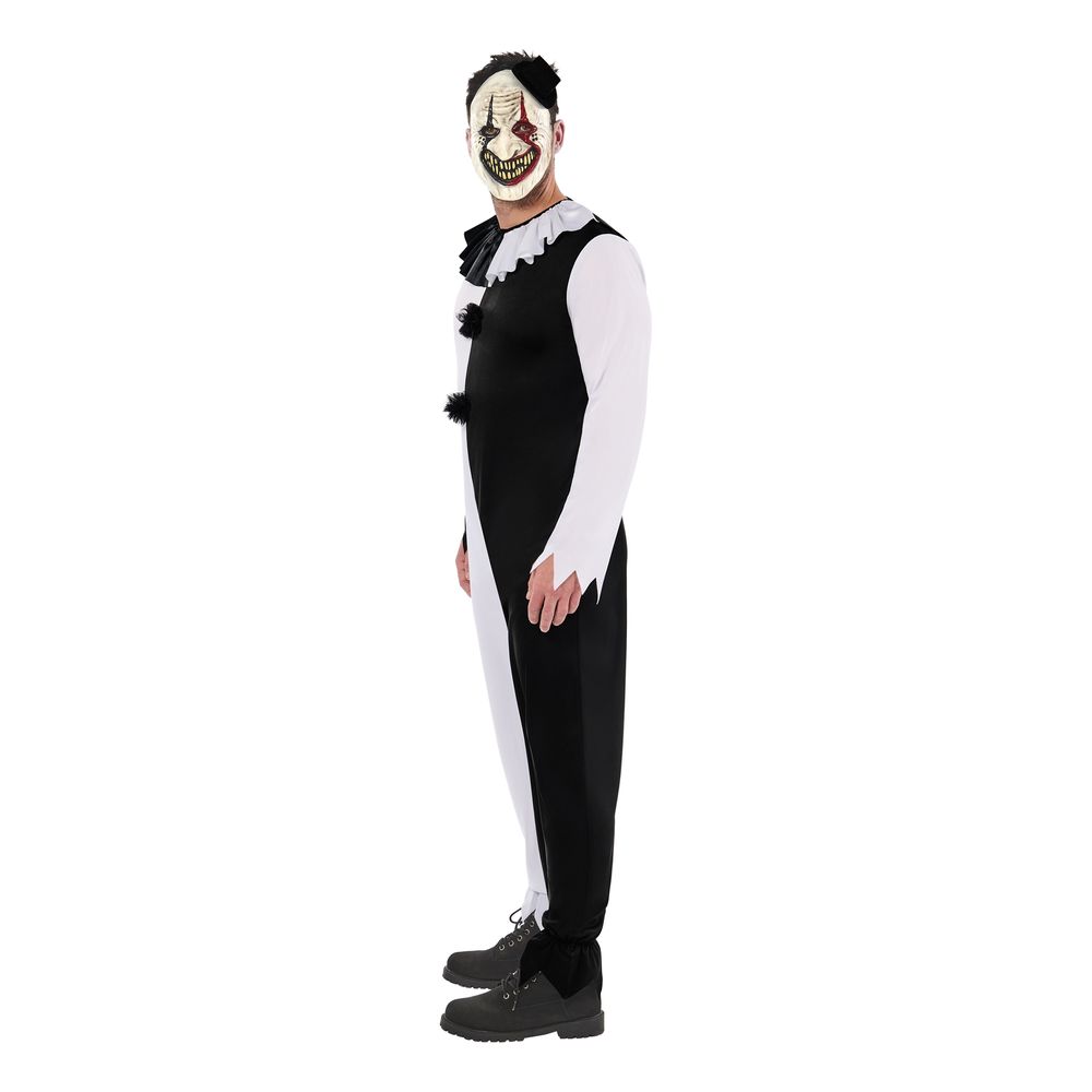 Terror Klovn Sort/Hvid Kostume