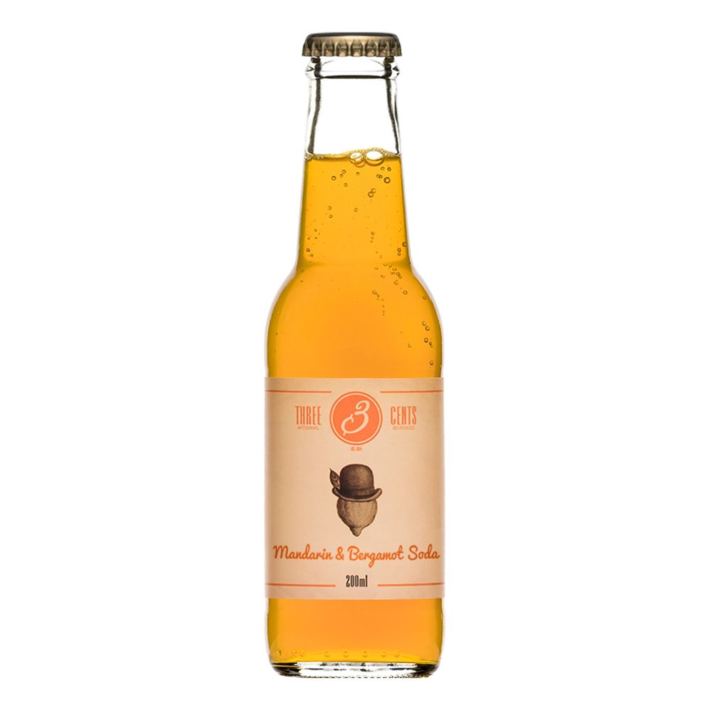 Three Cents Mandarin & Bergamot Soda