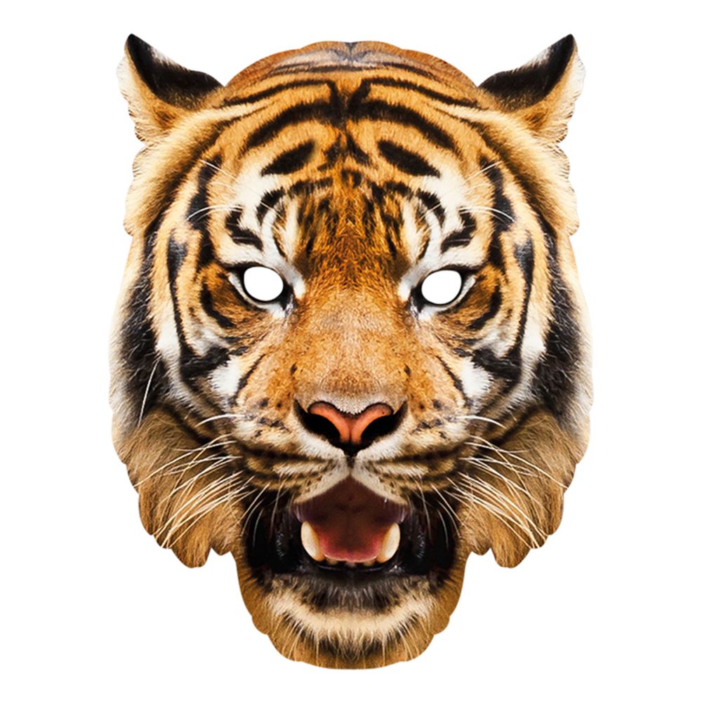 Tiger Pappmaske
