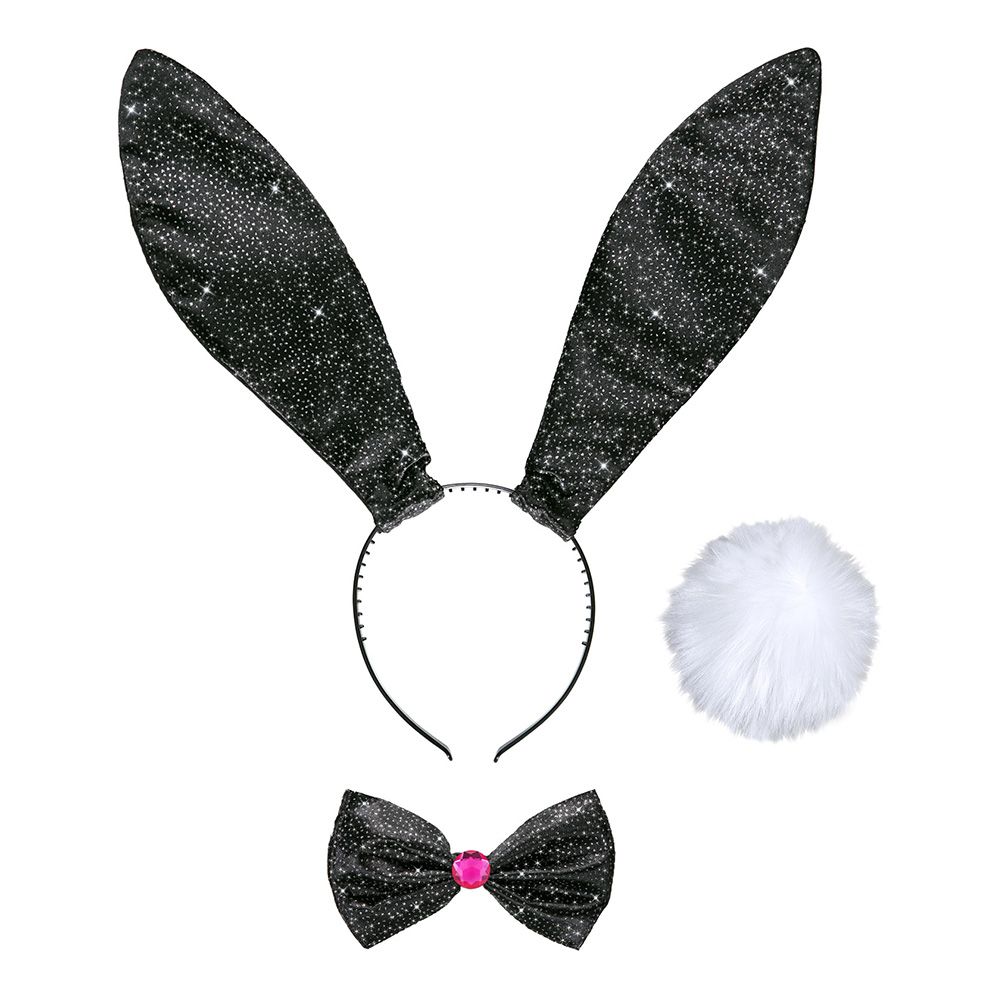 Glitterbunny Musta Lisävarustesetti