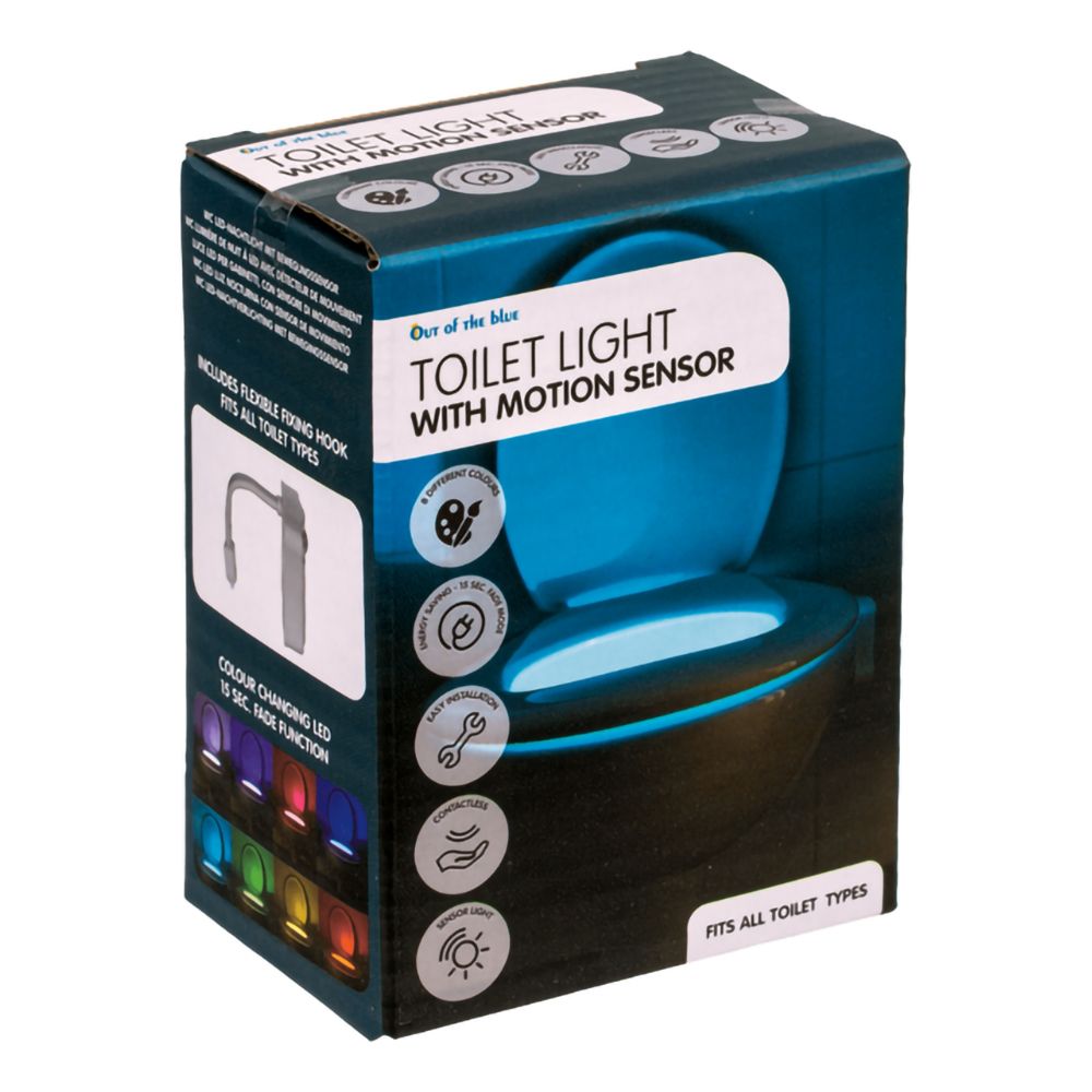 Toalettlampa med Rörelsesensor