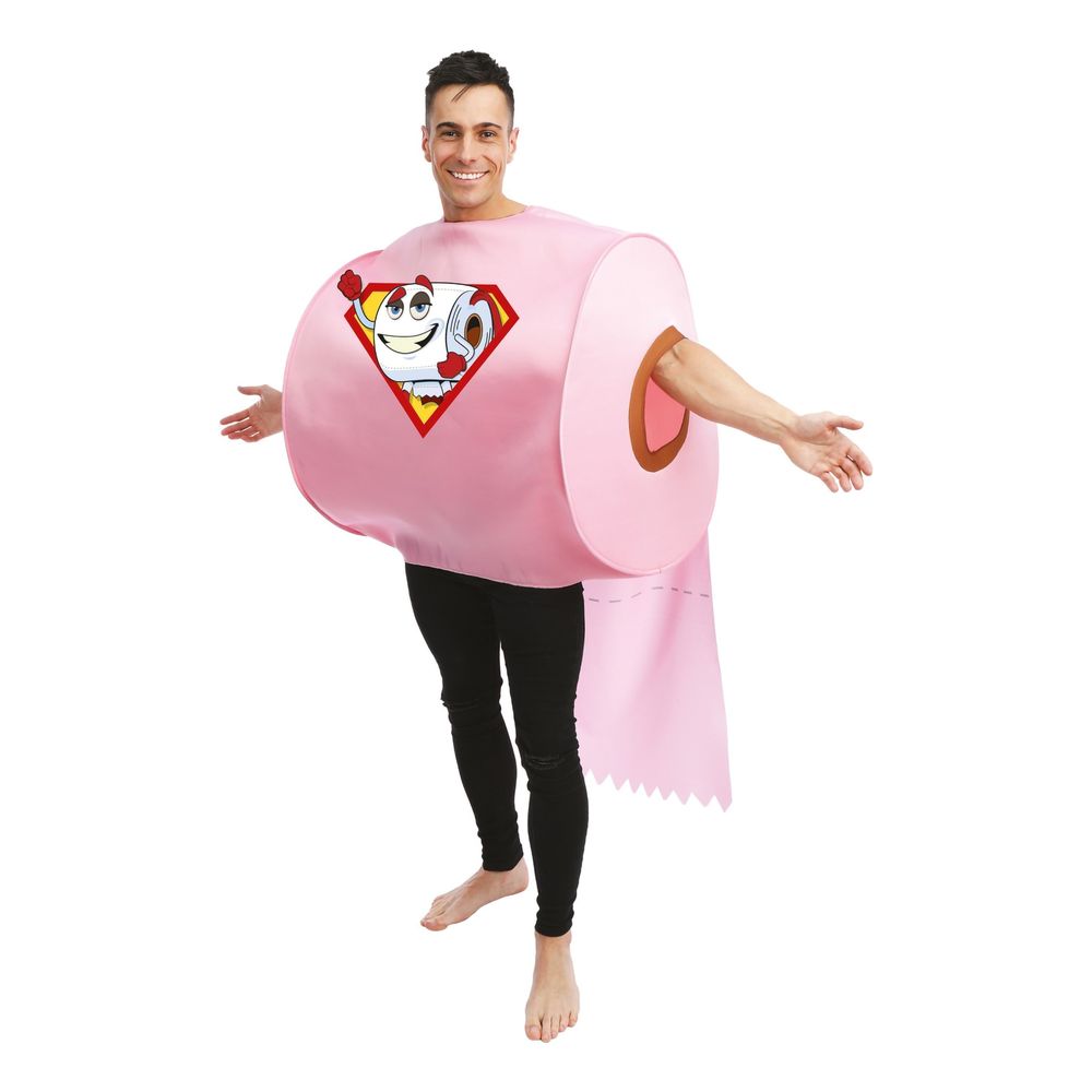 Toiletrulle Superhelt Kostume