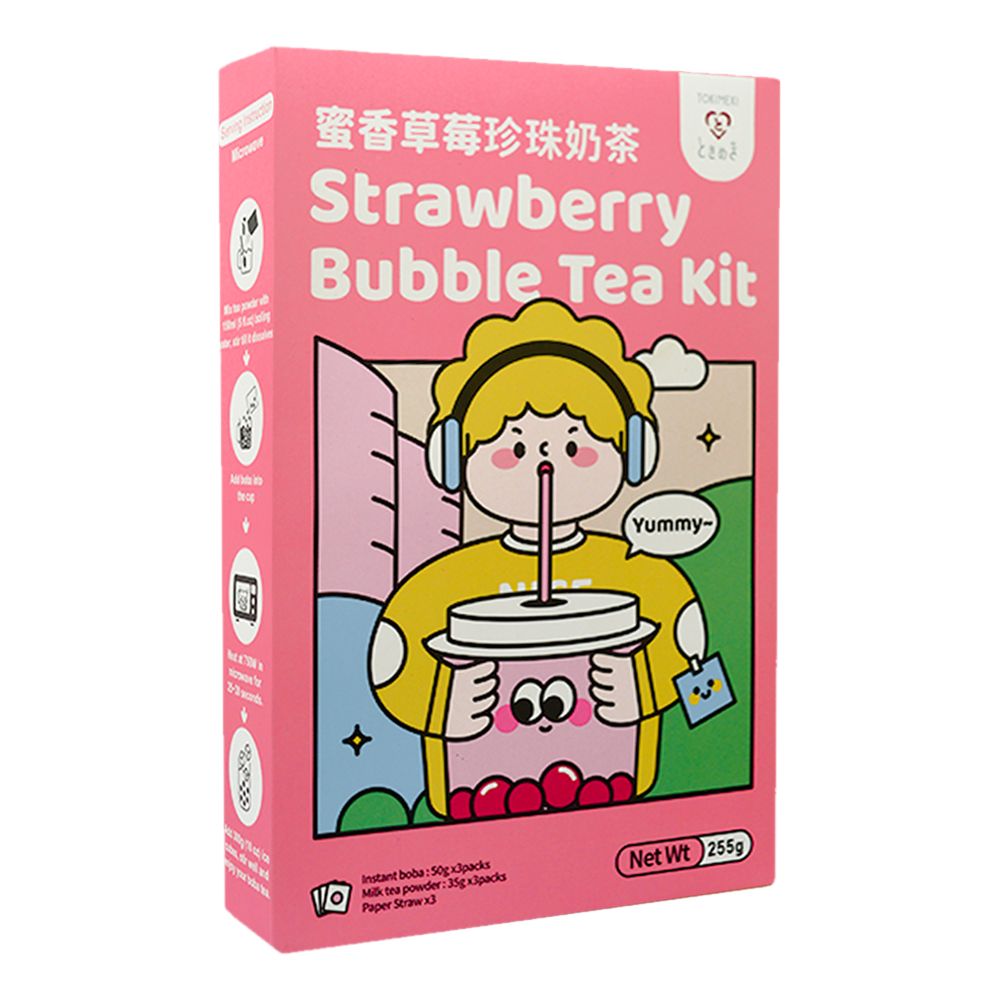 Tokimeki Bubble Tea Kit Strawberry