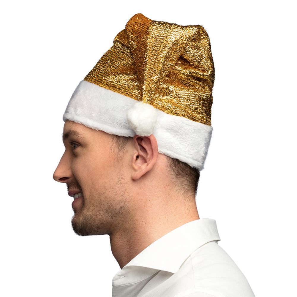 Nissehue Guld Glitrende