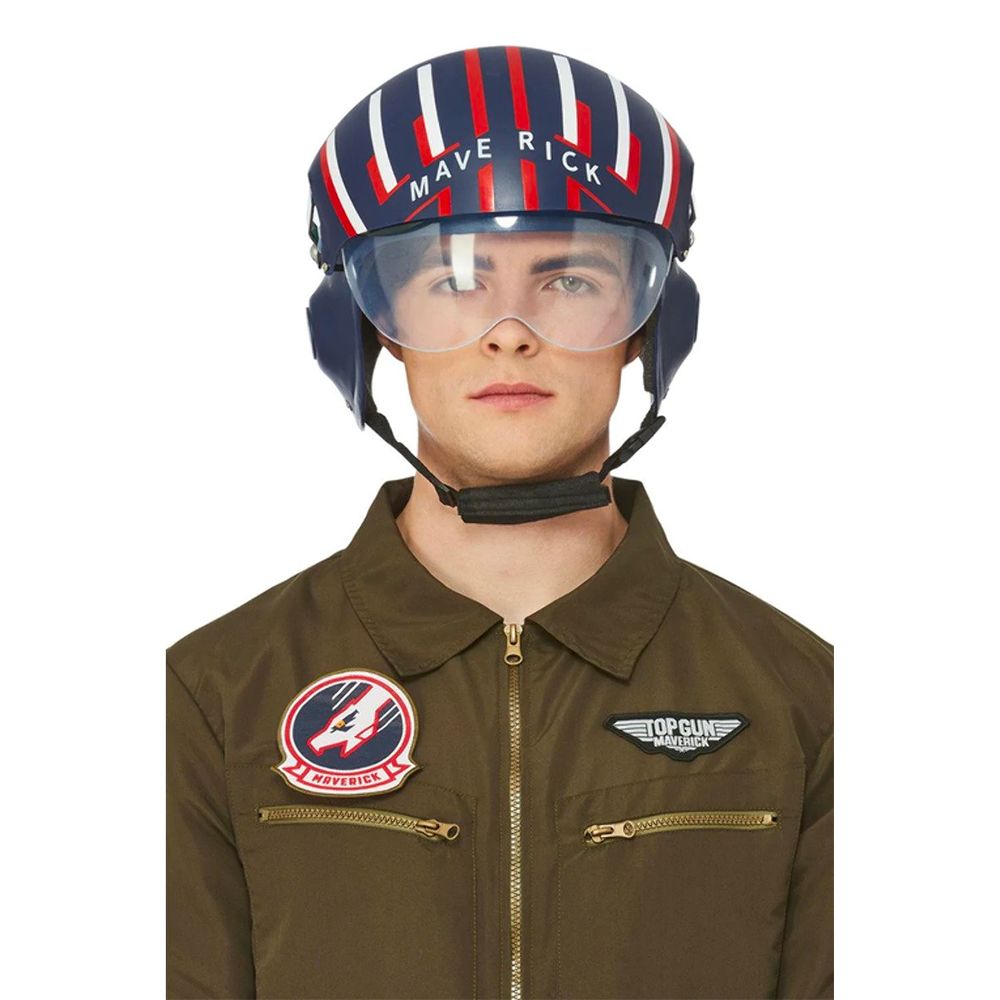 Top Gun Deluxe Hjälm med Glasögon
