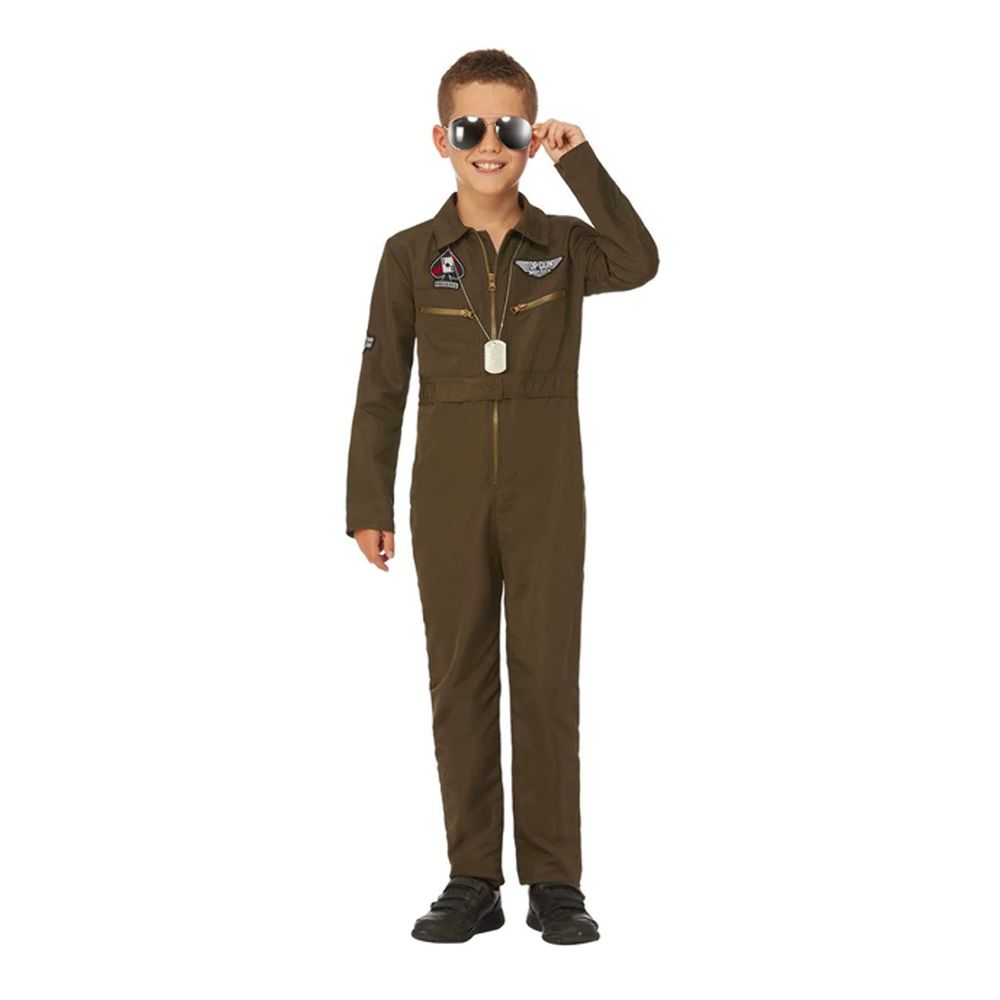 Top Gun Jumpsuit Barn Kostyme
