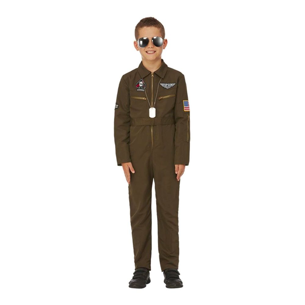 Top Gun Jumpsuit Barn Kostyme