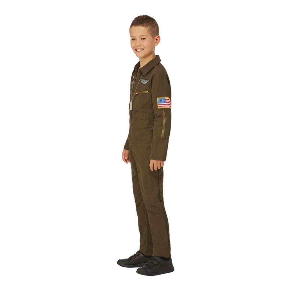 Top Gun Jumpsuit Barn Kostyme