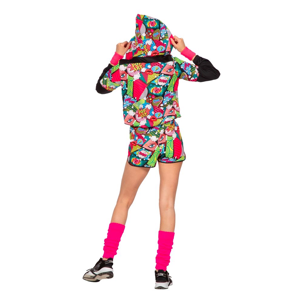 Tracksuit Pop-Art Naisten Naamiaisasu