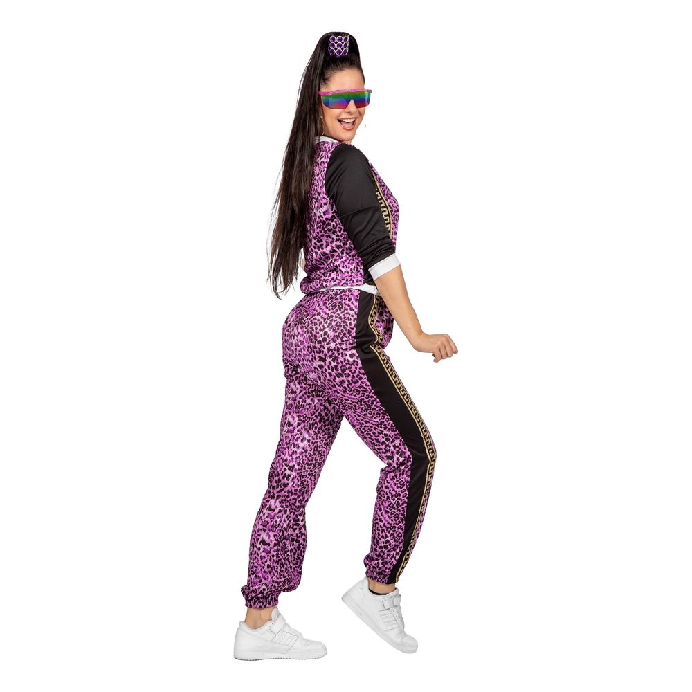 Grilldress Dame Leopard Lilla