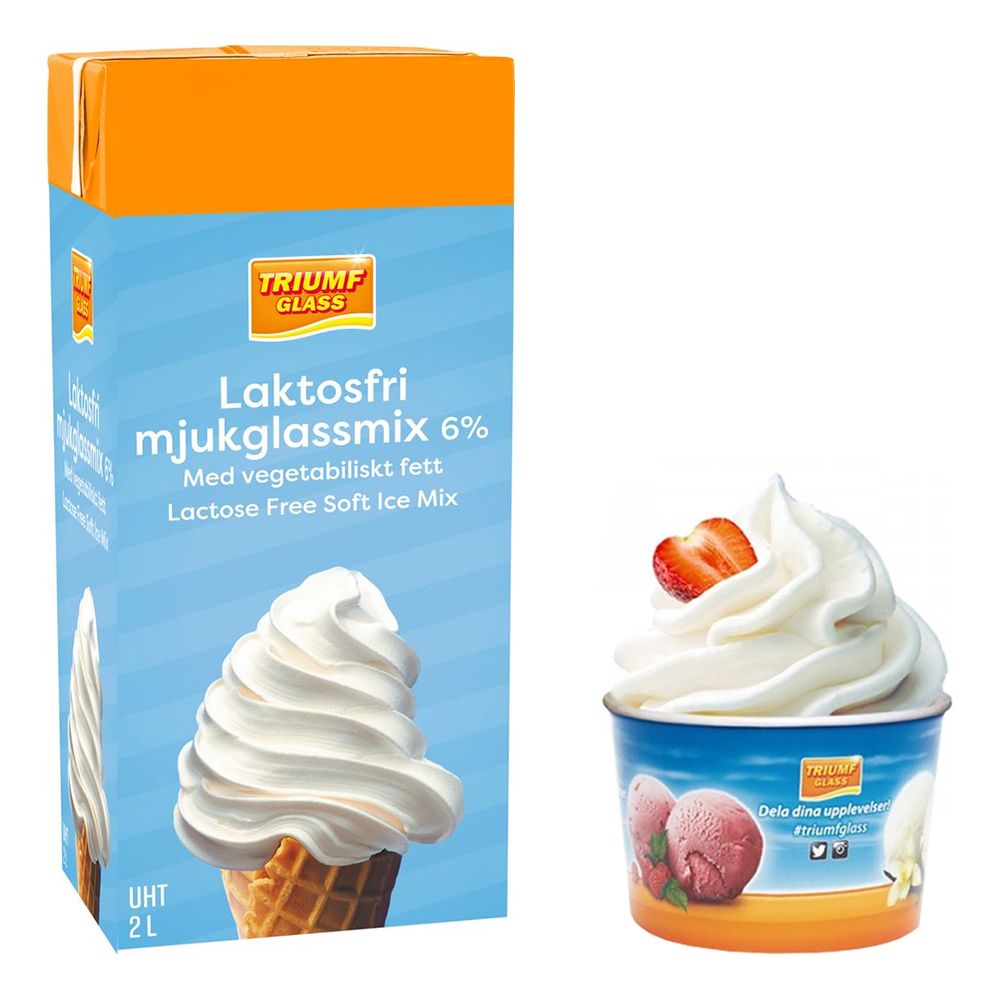 Triumf Laktosfri Mjukglassmix