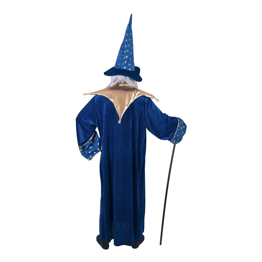 Troldmand Kostume Blå