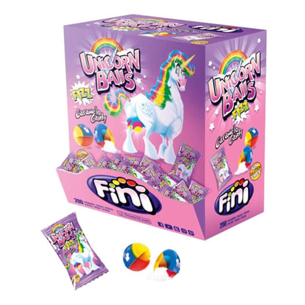 Karameller Unicorn Balls Storpakning
