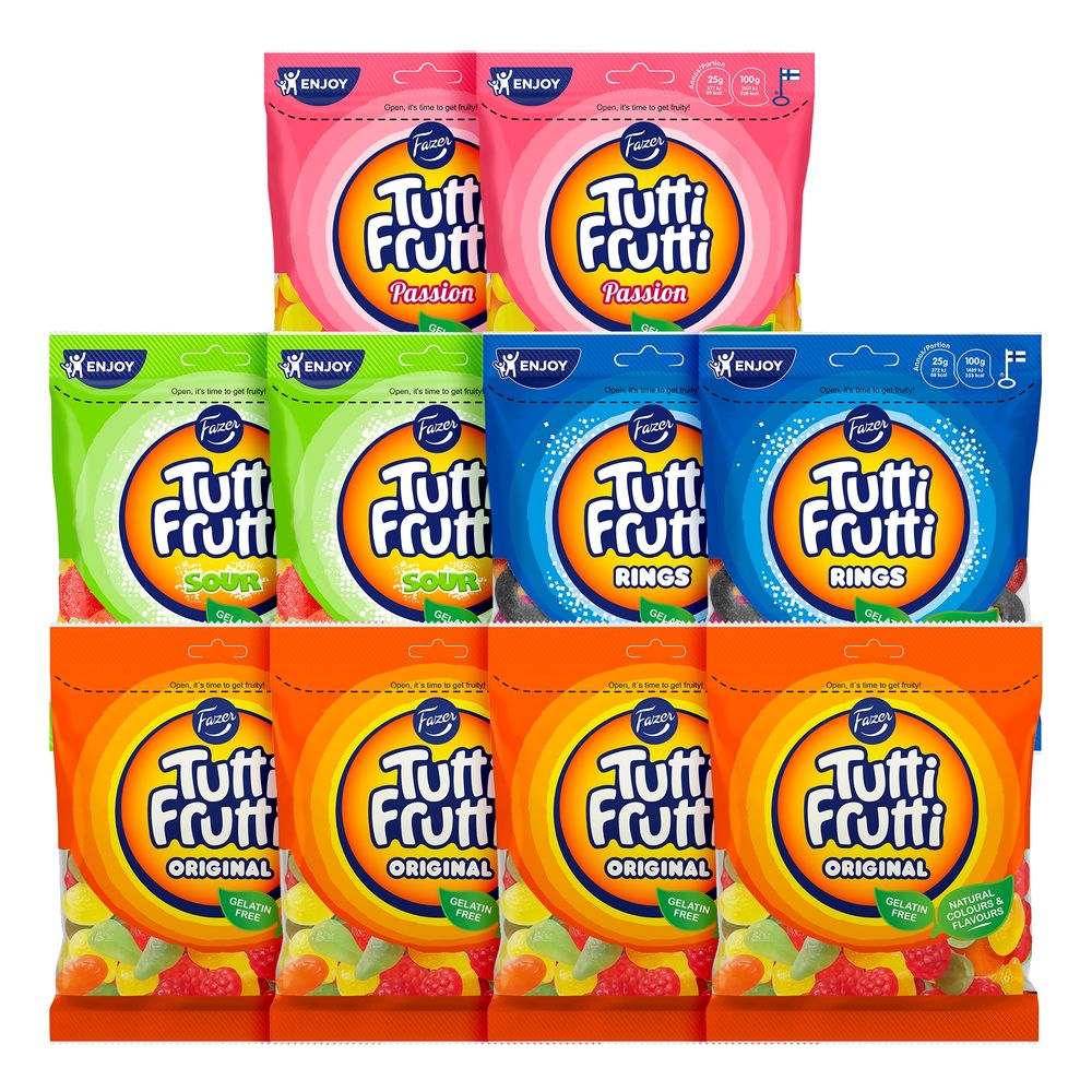 Gigantisk Slik Tutti Frutti