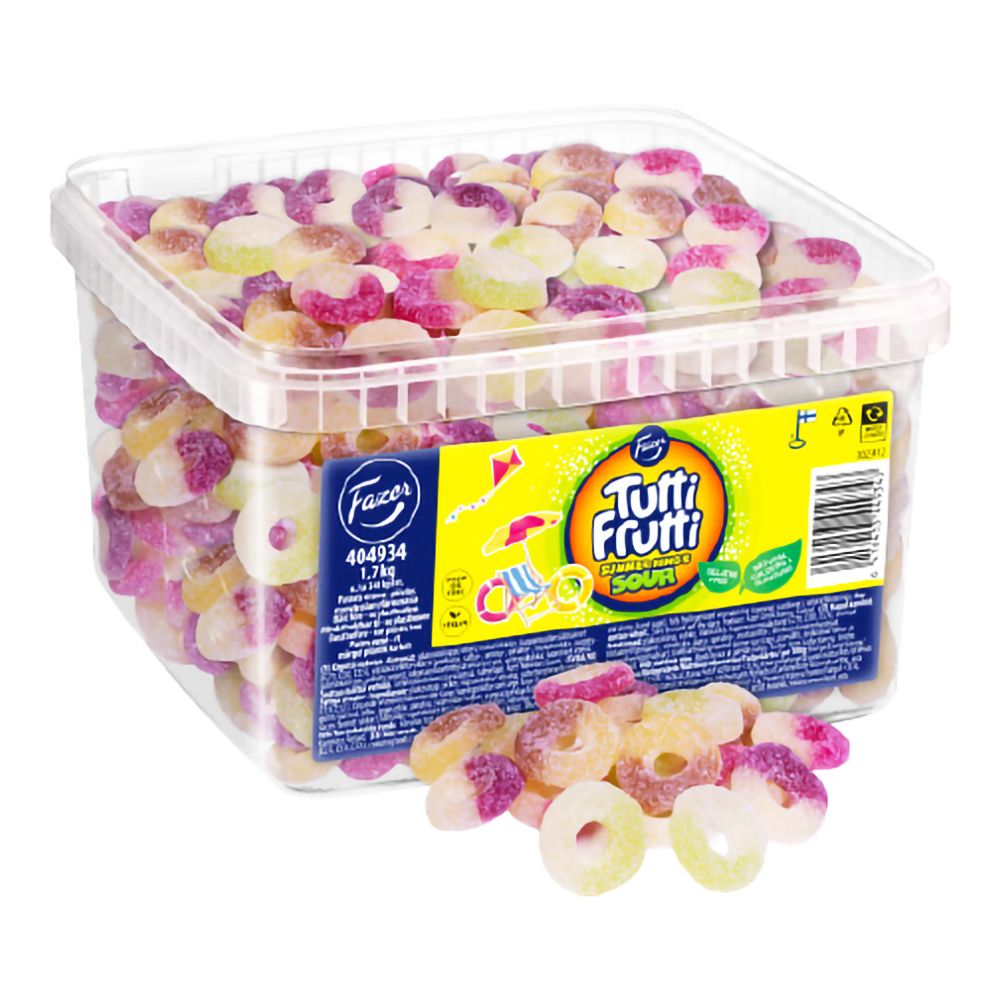 Tutti Frutti Summer Rings Sour Storpakning