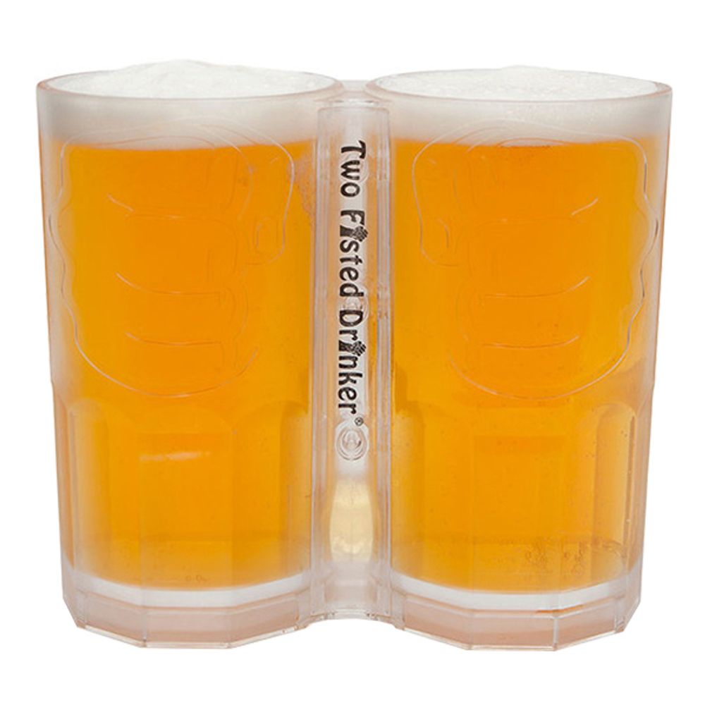Two Fisted Drinker Ølglass