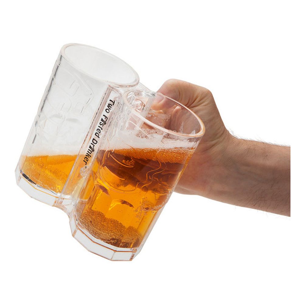 Two Fisted Drinker Ølglass
