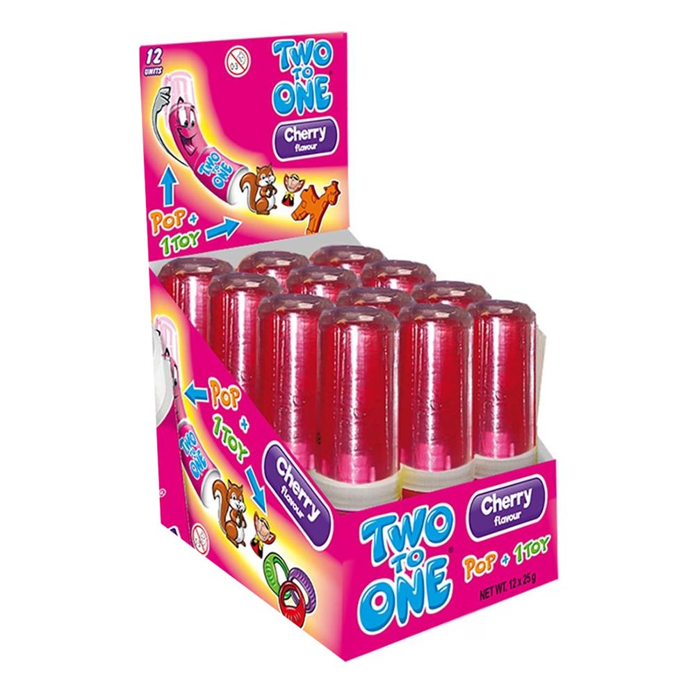Two To One Cherry Slikkepind
