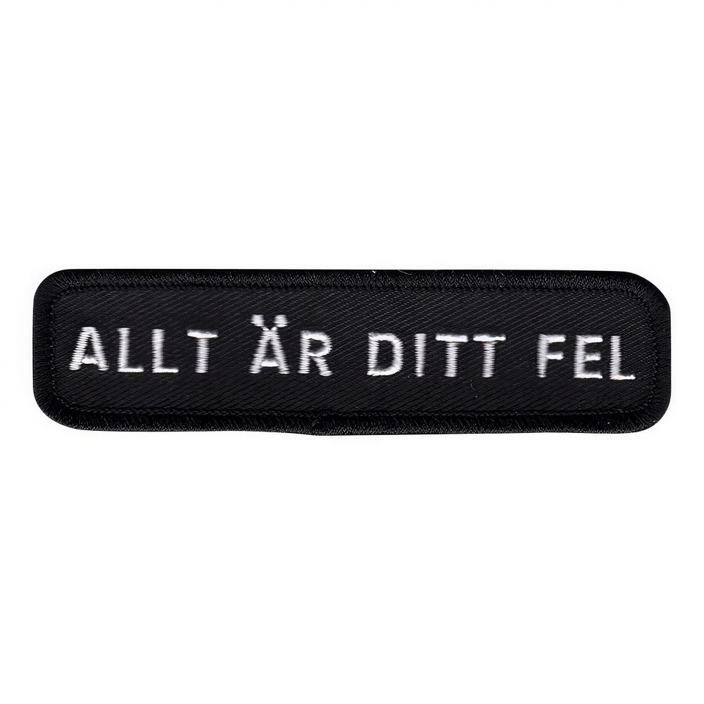 Kangasmerkki Allt Är Ditt Fel