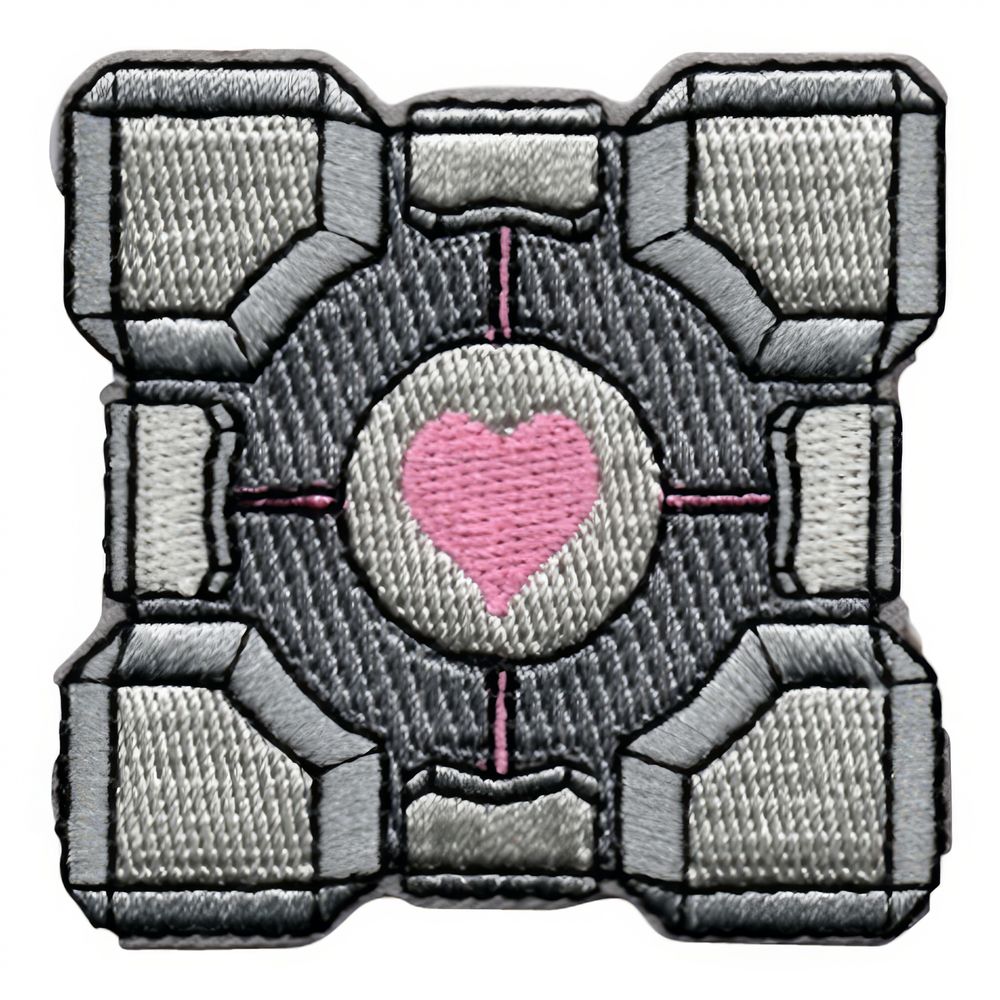 Stoffmerke Companion Cube