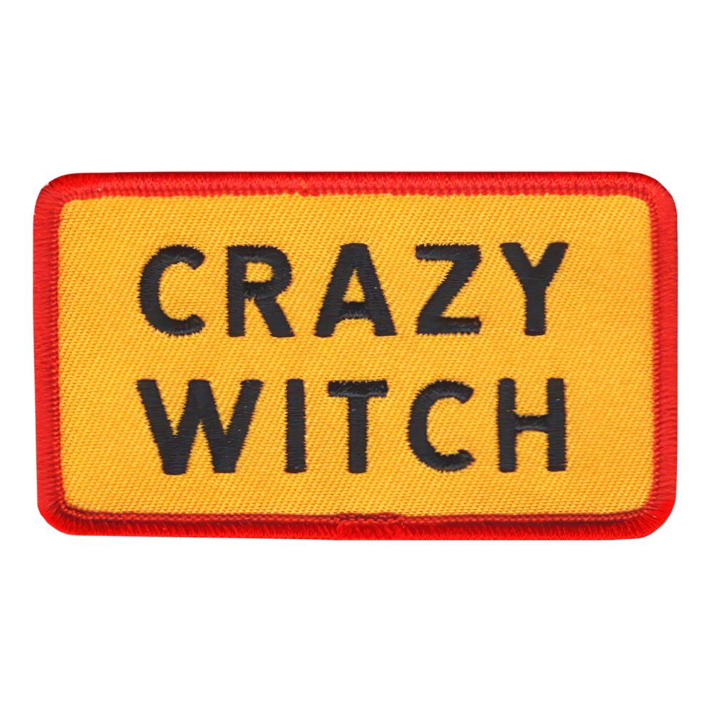 Kangasmerkki Crazy Witch