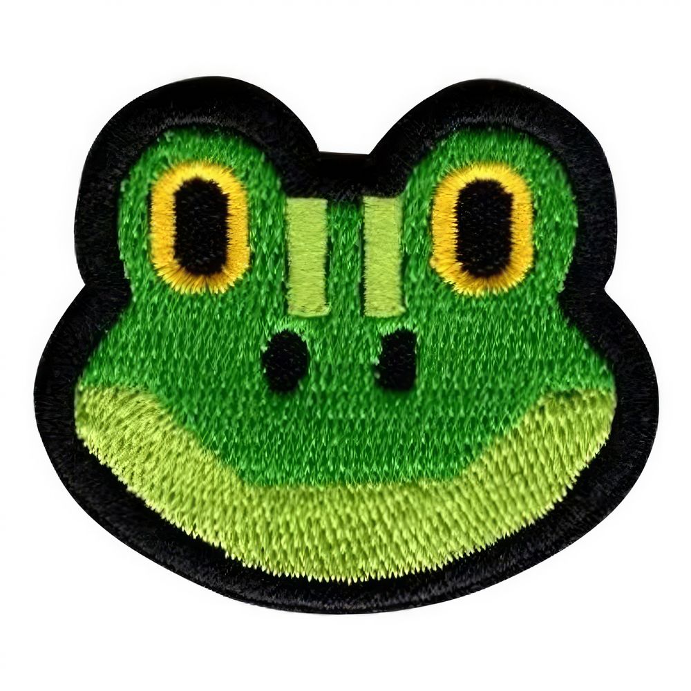Kangasmerkki Emoji Sammakko