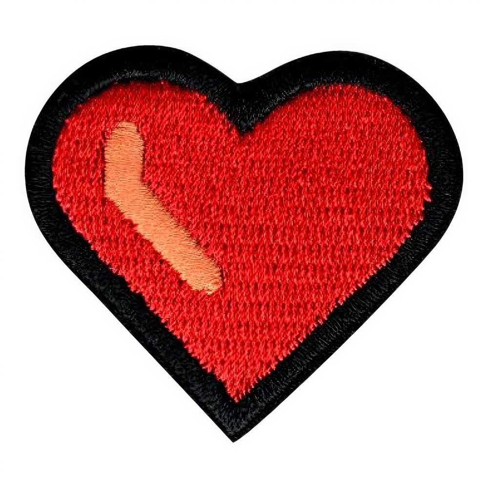 Stoffmerke Emoji Hjerte