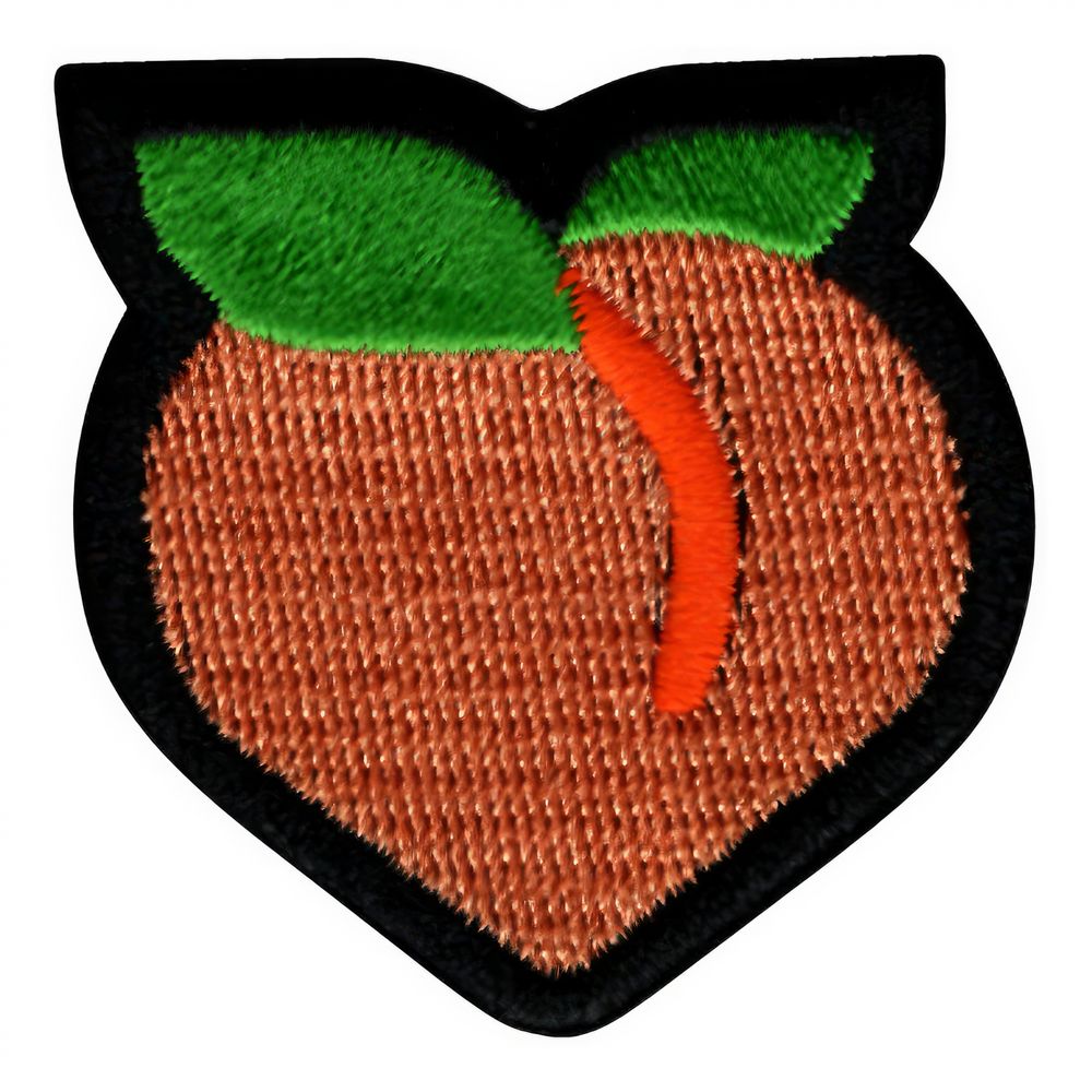 Stofmærke Emoji Fersken