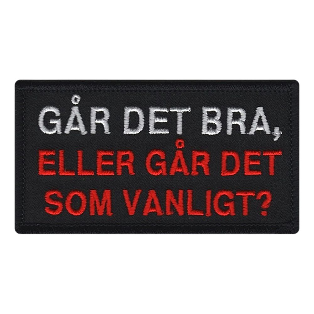 Kangasmerkki Går Det Bra, Eller Går Det Som Vanligt?