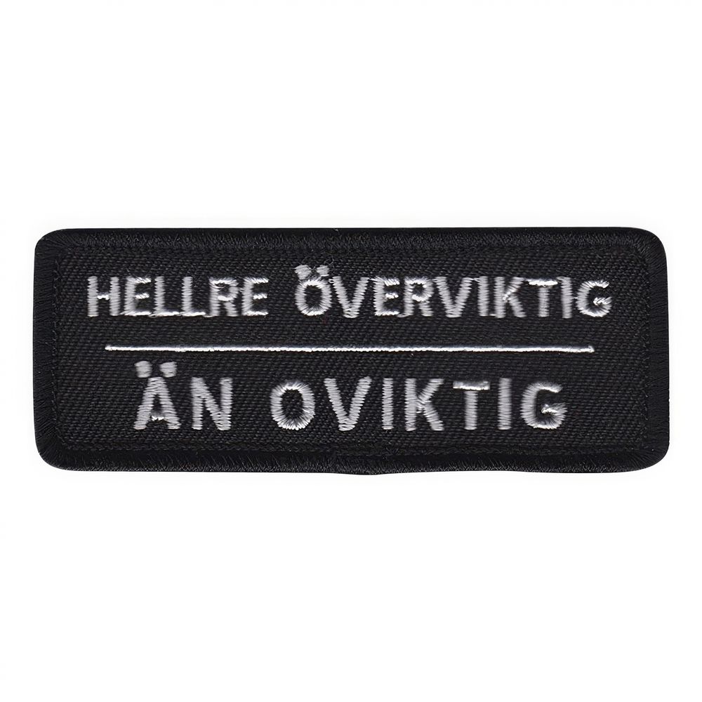 Kangasmerkki Hellre Överviktig Än Oviktig