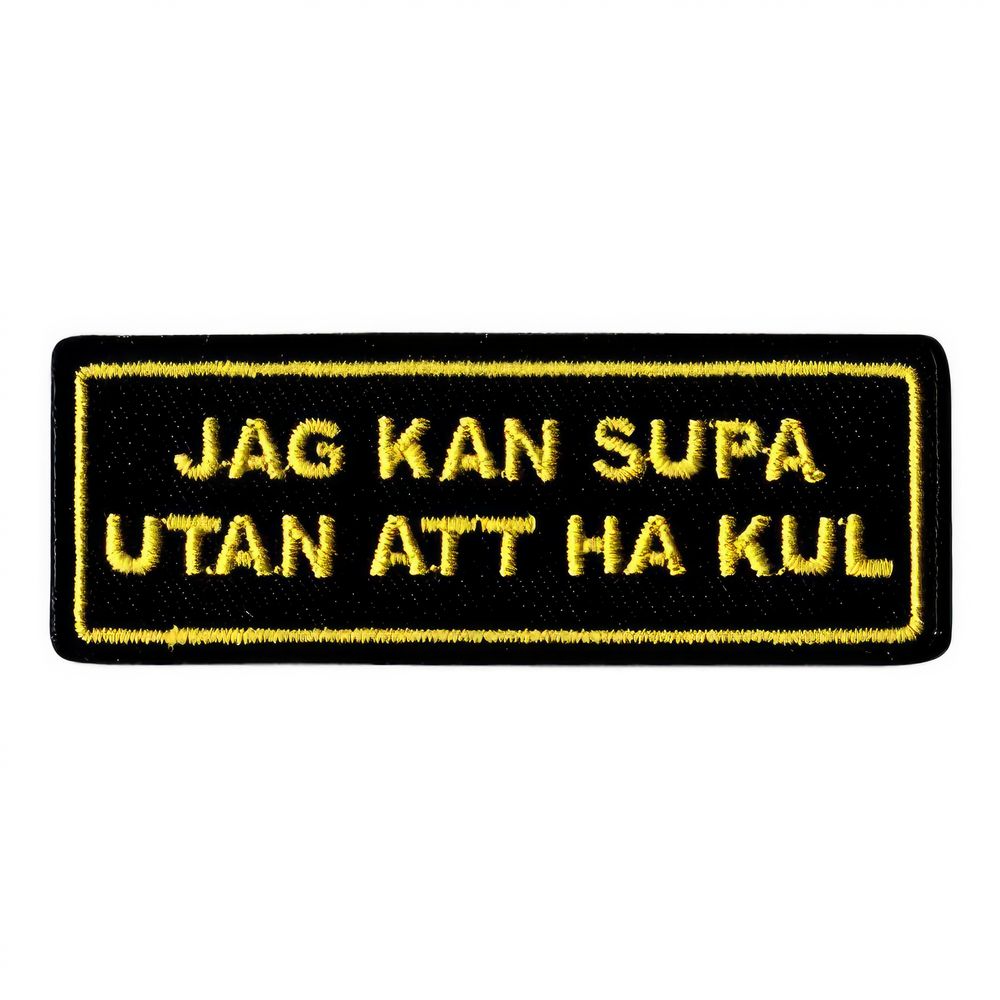 Kangasmerkki Jag Kan Supa Utan Att Ha Kul