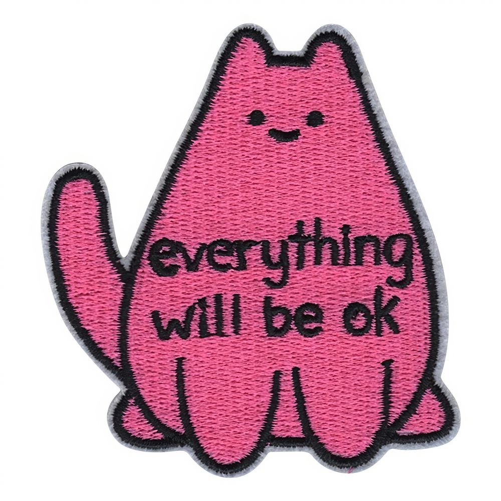 Stofmærke Kat Everything Will Be OK