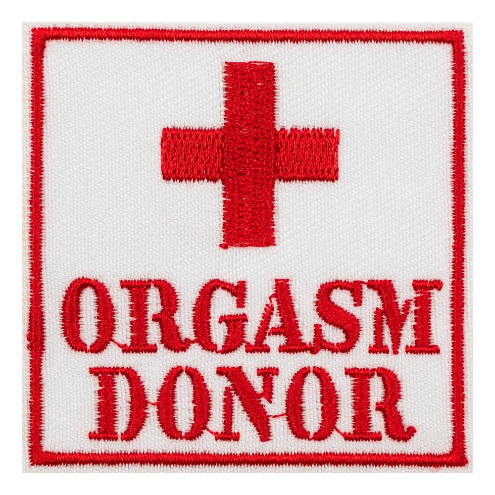 Kangasmerkki Orgasm Donor