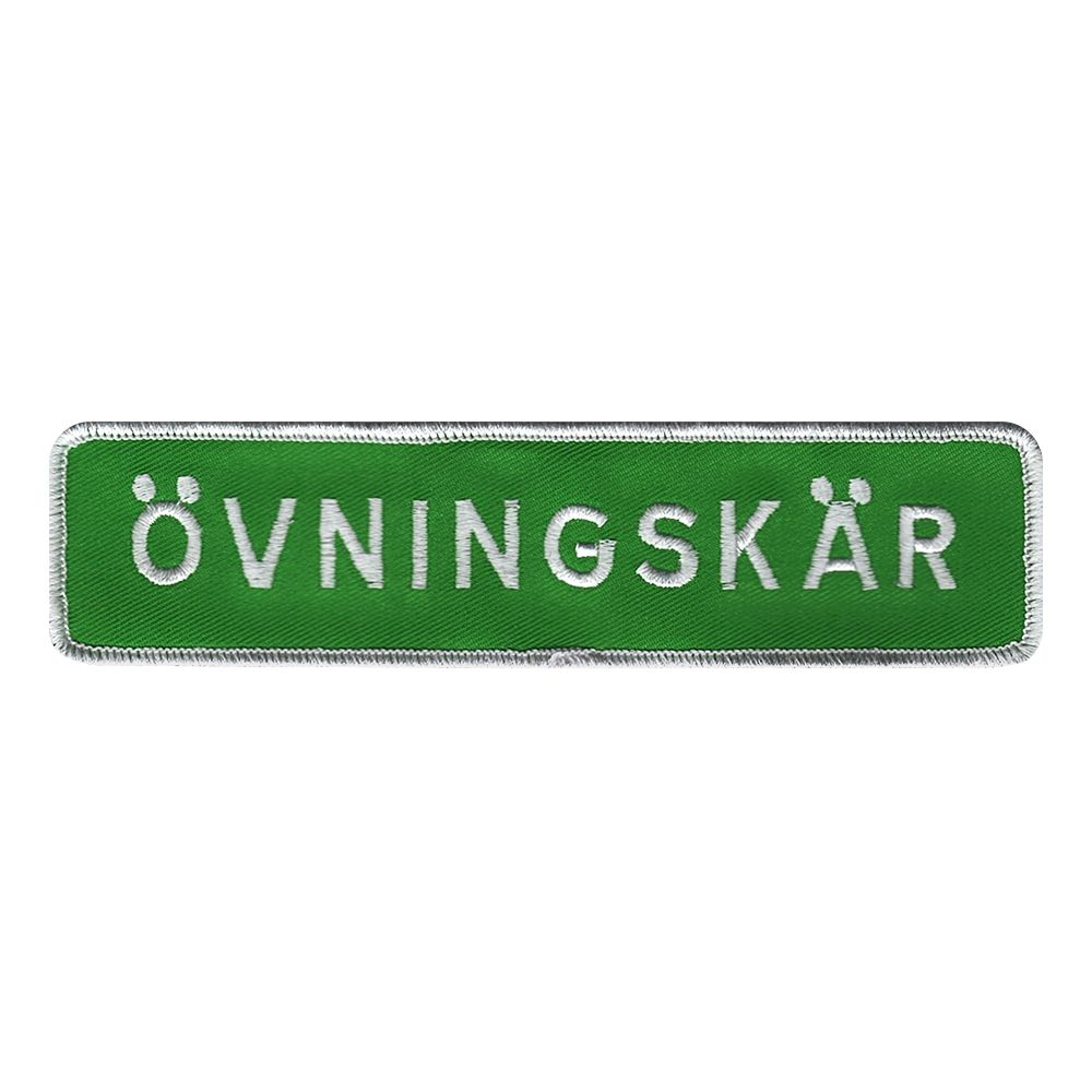 Stofmærke "Övningskär"
