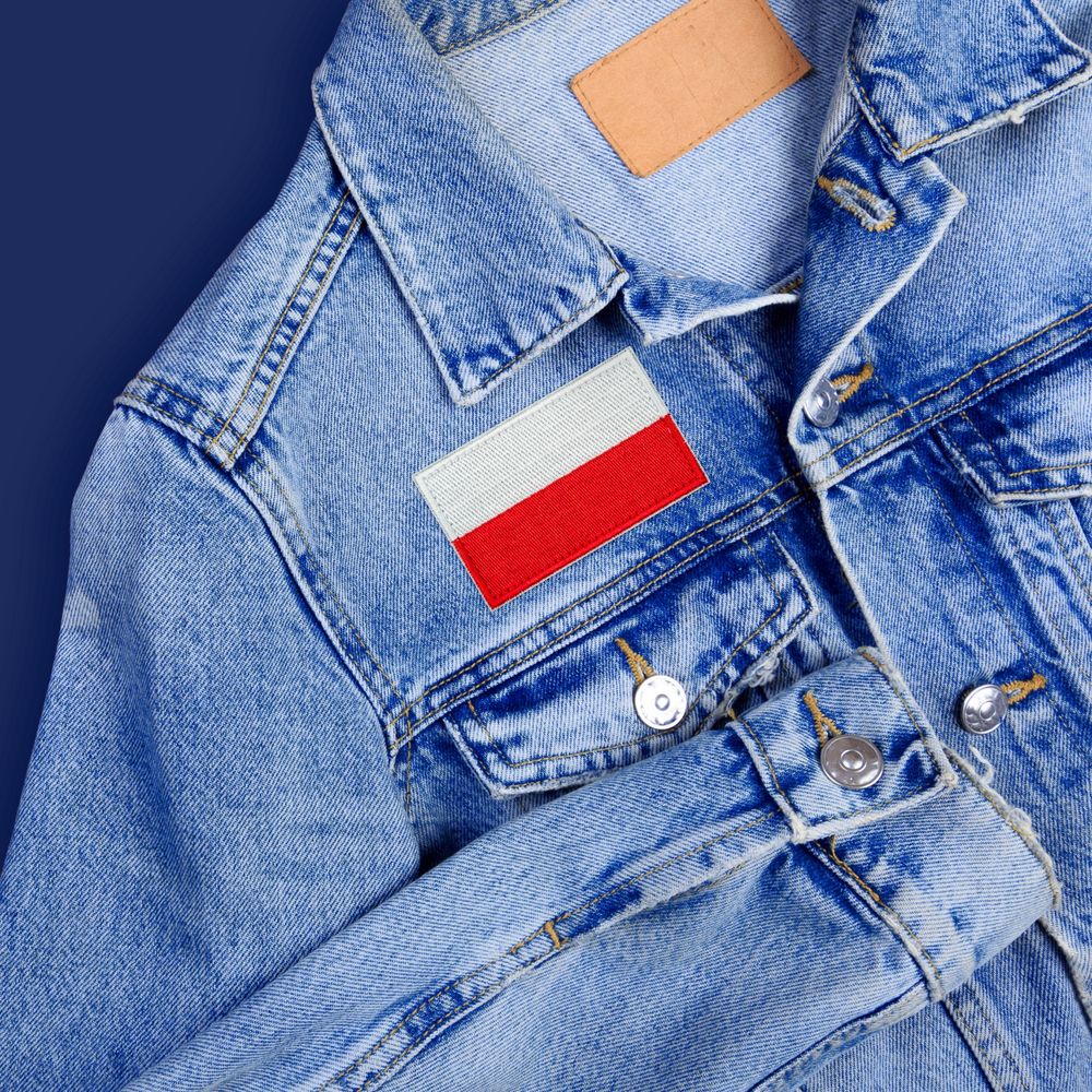 Stofmærke Polsk Flag